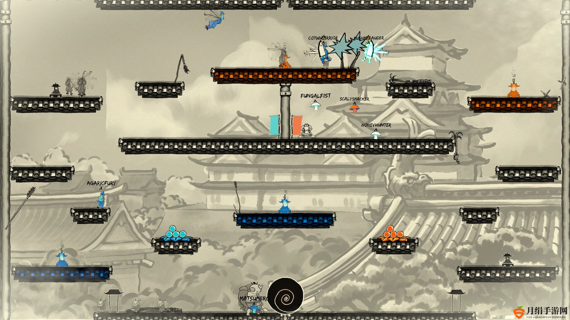 2D多人策略游戏《蘑菇围城》现已登录Steam平台 预计8月6日推出试玩版
