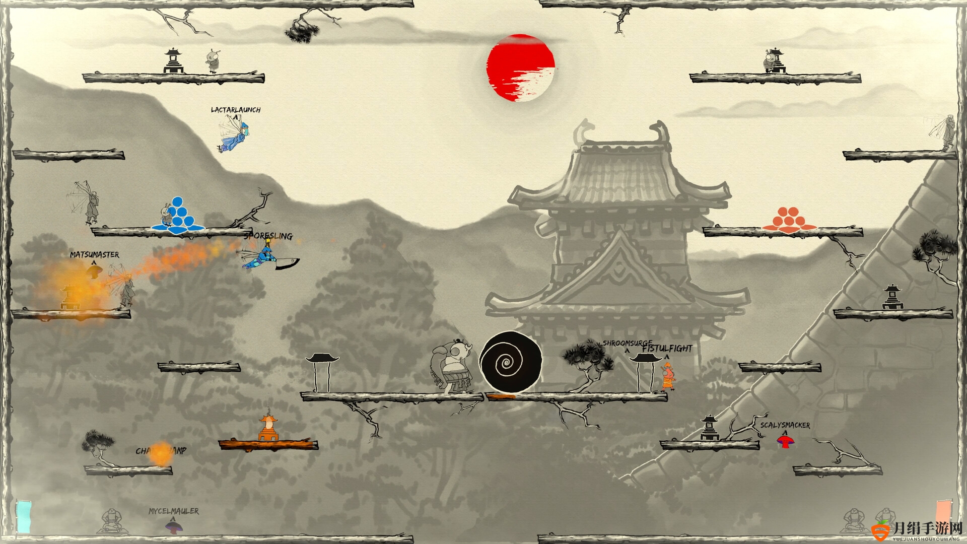2D多人策略游戏《蘑菇围城》现已登录Steam平台 预计8月6日推出试玩版