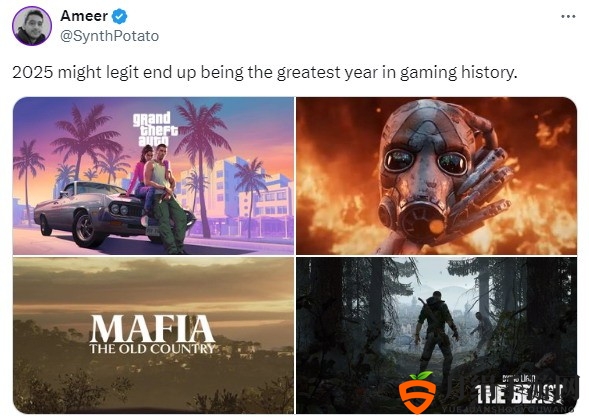 2025年盛启：经典巨作云集，GTA6与文明7领衔